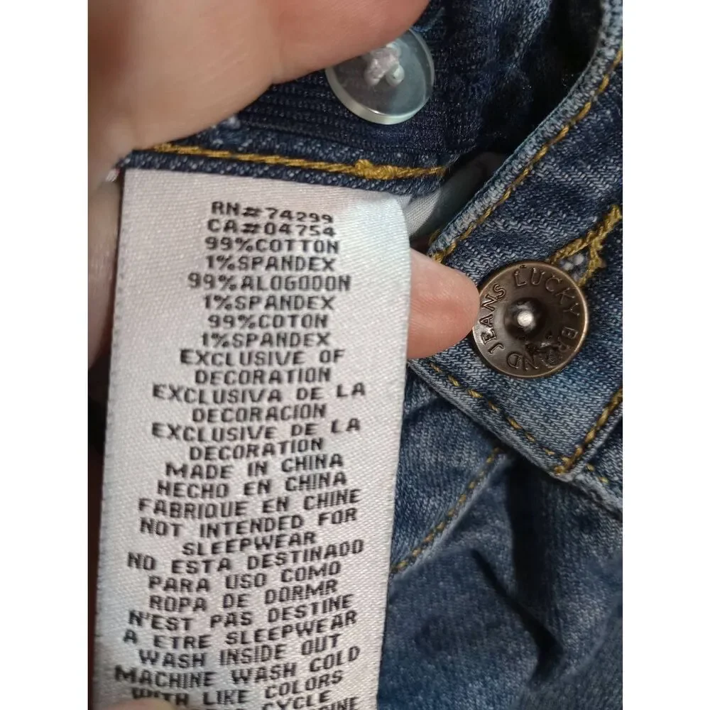 Lucky Brand‎ Jeans Girls 12 Zoe Jegging Distressed